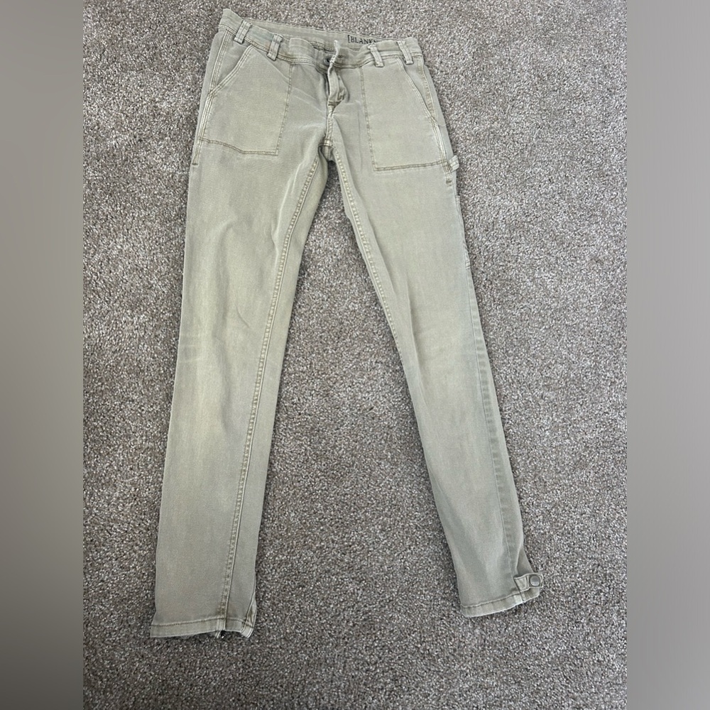 BLANKNYC khaki carpenter skinny jeans